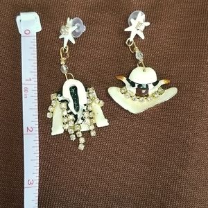 Lunch at the Ritz post earrings